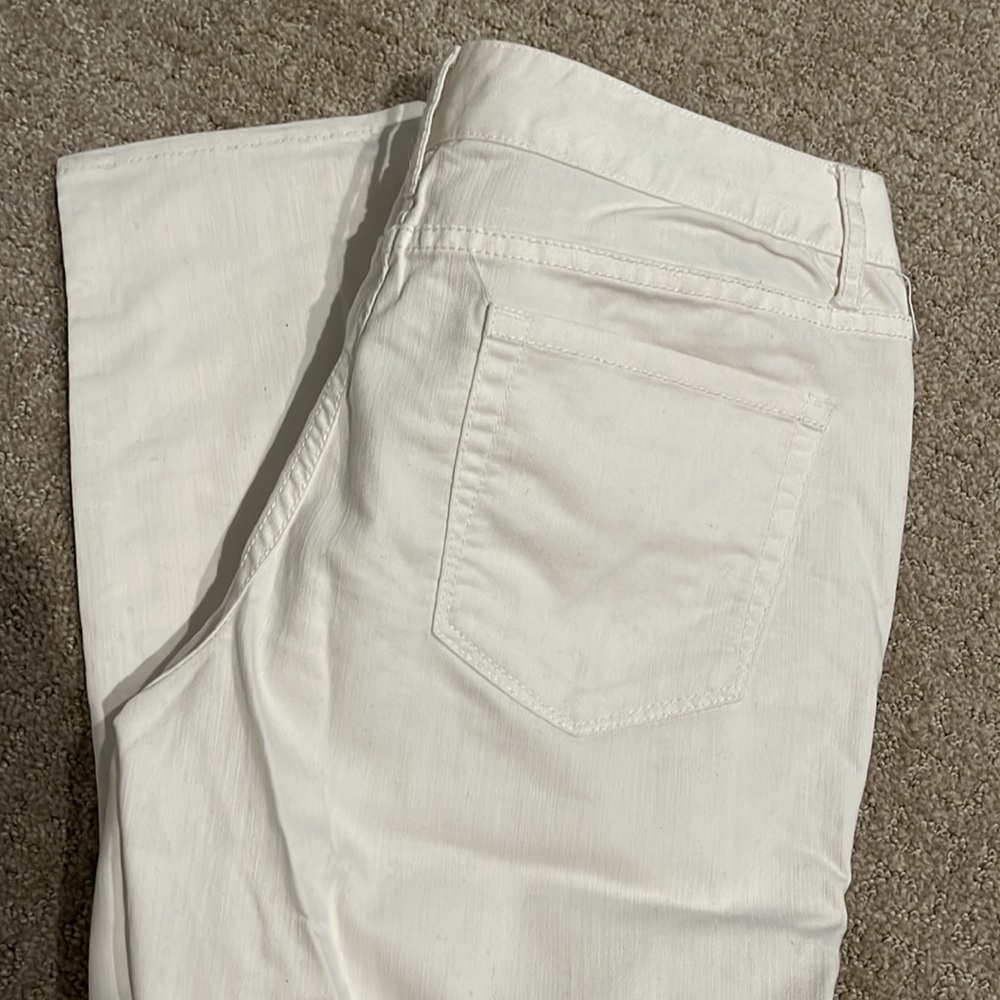 Mossimo Supply Company ankle skinny white jeans, size 13